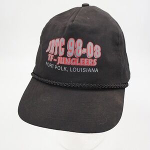 KC JRTC 98-08 TF Jungleers Hat Unisex OSFA Black Fort Polk Louisiana Snapback